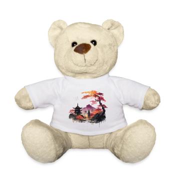 Asiatische Landschaft - Teddy - Weiß - Vorne