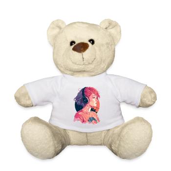 Lofi Musikliebhaber - Teddy - Weiß - Vorne