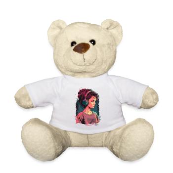 Kawaii Girl - Teddy Bear - white - Front