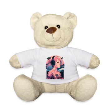 Sad Girl - Teddy Bear - white - Front