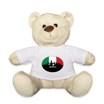 Vérone Italie Flag Skyline Souvenir de voyage - Nounours - blanc - Devant