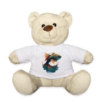 Cadeaux de pêche - Nounours - blanc - Devant