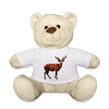 Hirsch - Teddy - Weiß - Vorne