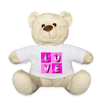 LOVE - Teddy - Weiß - Vorne