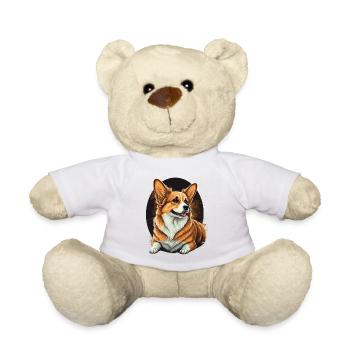 Elegant Looks Corgi - Teddy Bear - white - Front