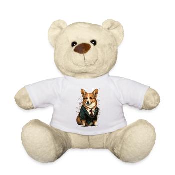Corgi Hund - Teddy - Weiß - Vorne