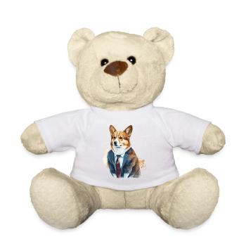 Unschuldige Corgi-Looks - Teddy - Weiß - Vorne