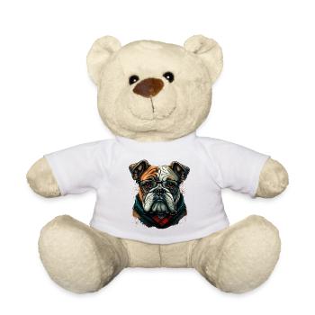 Le professeur a l’air de bouledogue - Nounours - blanc - Devant