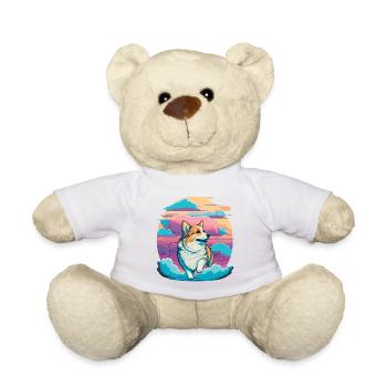 Corgi Day - Teddy Bear - white - Front