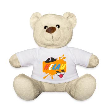 Helau Splash Karnevaldesign - Teddy - Weiß - Vorne