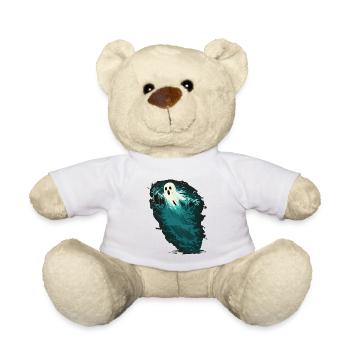 Spooky Ghost - Teddy Bear - white - Front