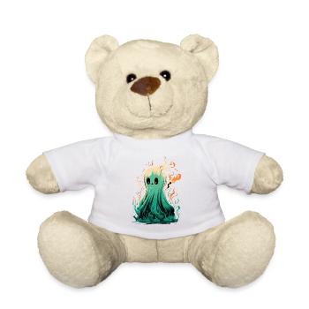 Ghost on fire - Teddy Bear - white - Front