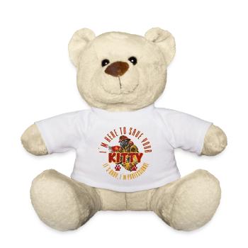 Feuerwehrmann Feuerwehr & Sprüche - Teddy - Weiß - Vorne