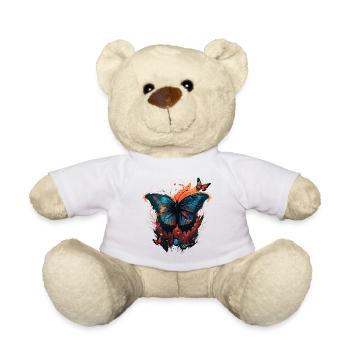 Art des papillons - Nounours - blanc - Devant