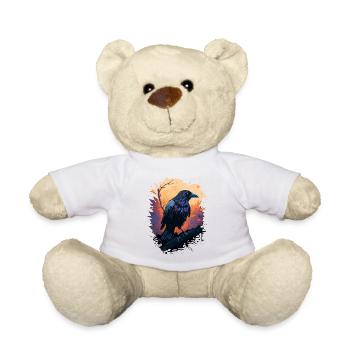 Corbeaux Vie vigilante - Nounours - blanc - Devant