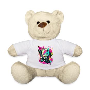 Cyper Warrior Kitty - Nounours - blanc - Devant