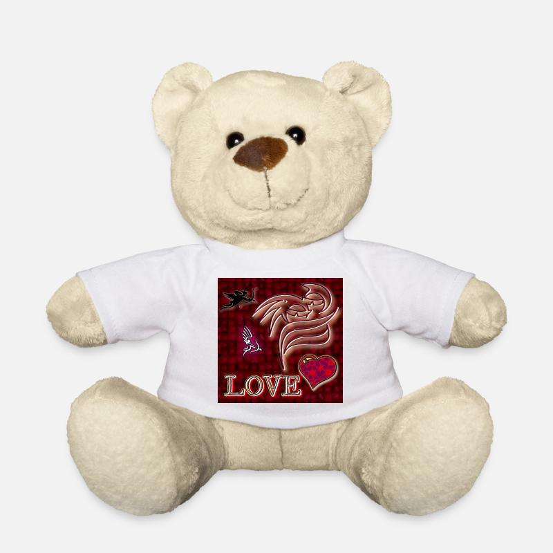 LOVE (Liebe) - Abbild - 2023 - Teddy - Weiß