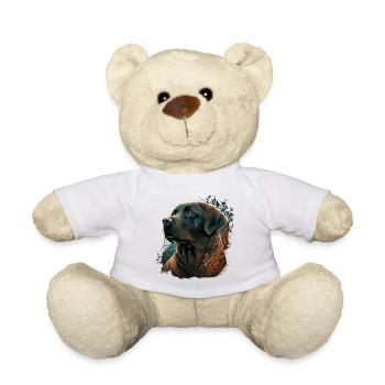 Tolle Labrador Retriever Illustration - Teddy - Weiß - Vorne