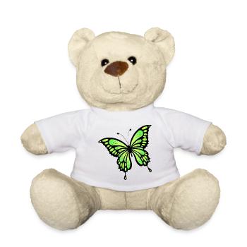 Butterfly - Teddy Bear - white - Front
