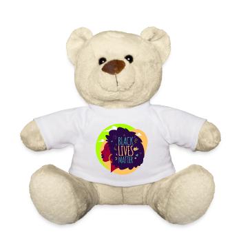 Black Lives Matter - Nounours - blanc - Devant
