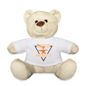 Lustiger Schmied Spruch & Schmieden - Teddy - Weiß - Vorne