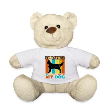 Irischer Setter Hund Liebhaber Silhouette Vintage Sonnenuntergang - Teddy - Weiß - Vorne