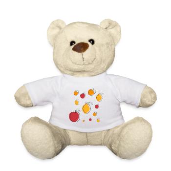 Fruit party! - Teddy Bear - white - Front