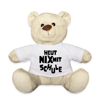keine lust auf Schule - Teddy - Weiß - Vorne