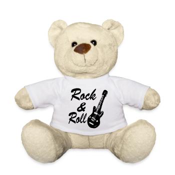 Rock and roll - Teddy Bear - white - Front