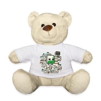 The Quantum Circuit - Teddy Bear - white - Front