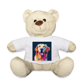 Golden Retriever Pop Art - Teddy - Weiß - Vorne