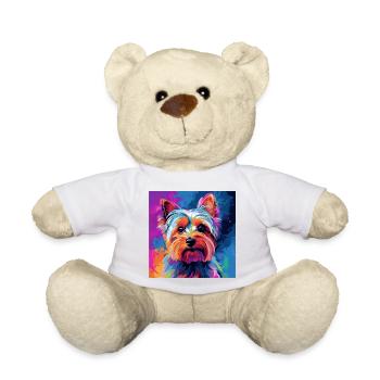 Yorkshire Terrier Pop Art - Teddy - Weiß - Vorne