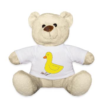 Impressionnisme de canard - Nounours - blanc - Devant