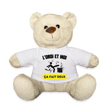 l'ordi et moi - Nounours - blanc - Devant
