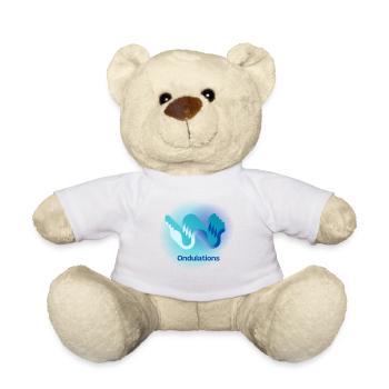 Ondulations - Teddy Bear - white - Front