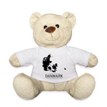 Danmark Landkarte Urlaub Land - Teddy - Weiß - Vorne