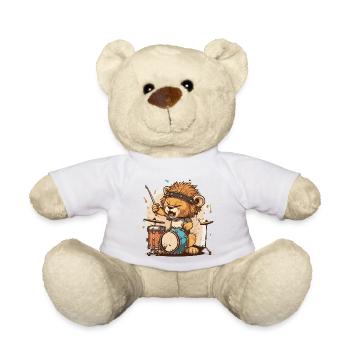 Rhythm of the Lion - Teddy Bear - white - Front