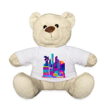 80s Skyline - Teddy - Weiß - Vorne