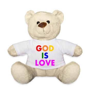God is love - Teddy - Weiß - Vorne