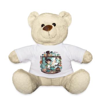 Art Lover: Chef-d’œuvre du musée - Nounours - blanc - Devant