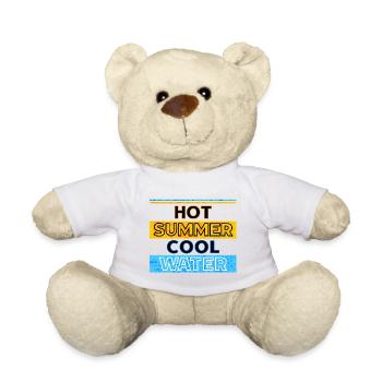Hot summer cool water - Teddy - Weiß - Vorne