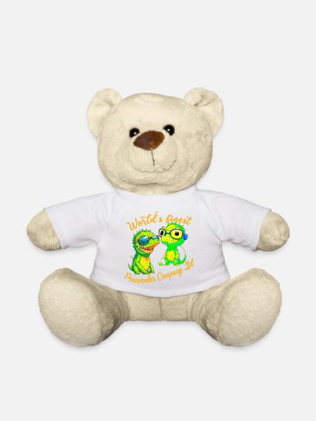 Krokodilbabys stiften Frieden - Teddy - Weiß