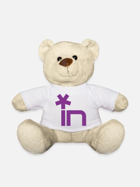 Stern-Icon über In-Logo - Teddy - Weiß