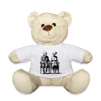Chez Mamie - Nounours - blanc - Devant