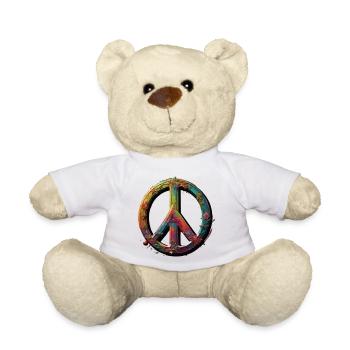 Peace - Teddy Bear - white - Front