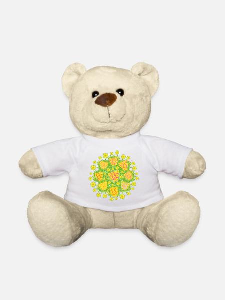 Buttercups Tea Party - Teddy Bear - white
