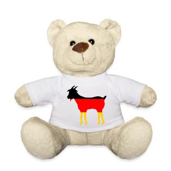 Flag Of Germany goat - GOAT - Nounours - blanc - Devant