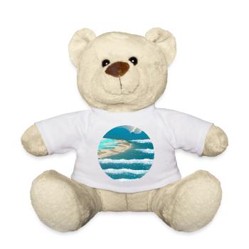 Tropische Vibes - Entspannen am Beach - Teddy - Weiß - Vorne
