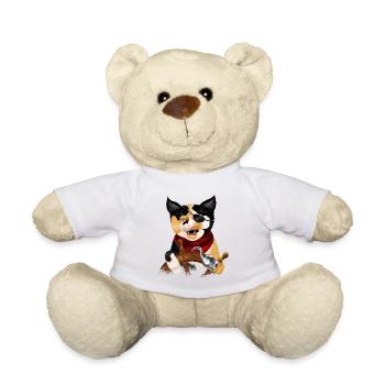 Pirat - Teddy - Weiß - Vorne