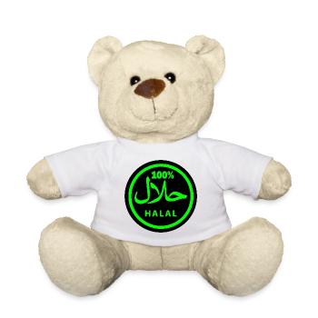 Halal - Nounours - blanc - Devant